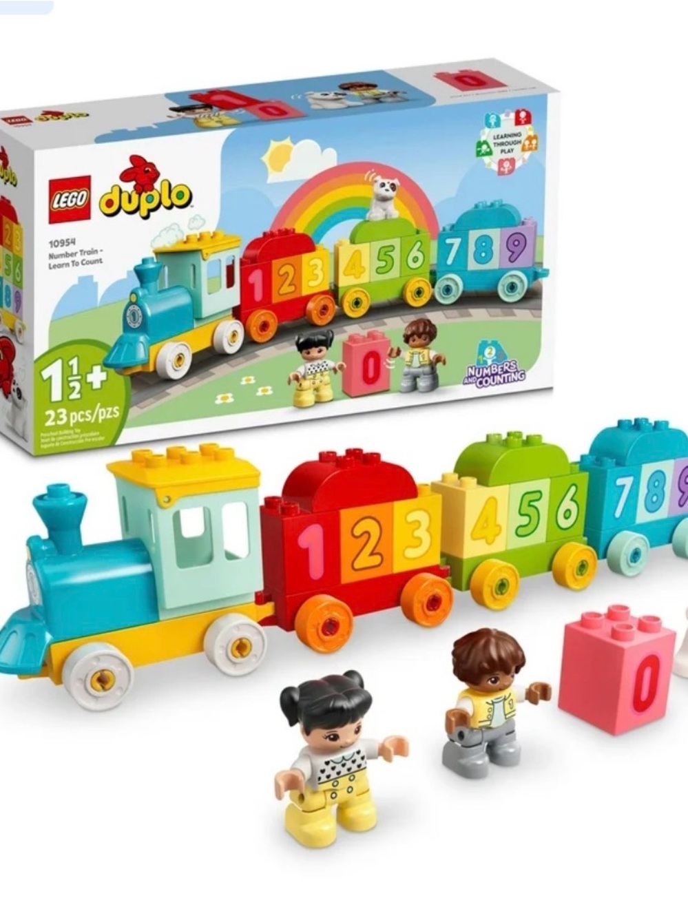 LEGO DUPLO Number Train – Learn To Count #10954. No box